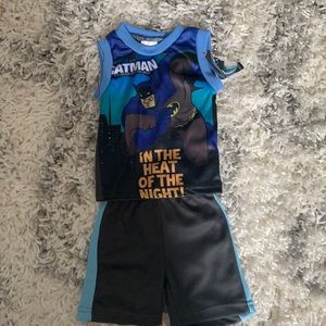 Batman shirt and shorts